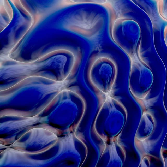 closeup pograph of wavy and blurry blue water