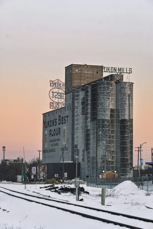 an old looking building has been converted into a movie theater