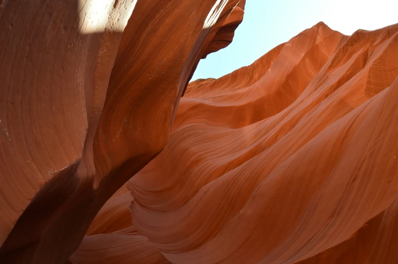 the sand and rocks look like they are in a river