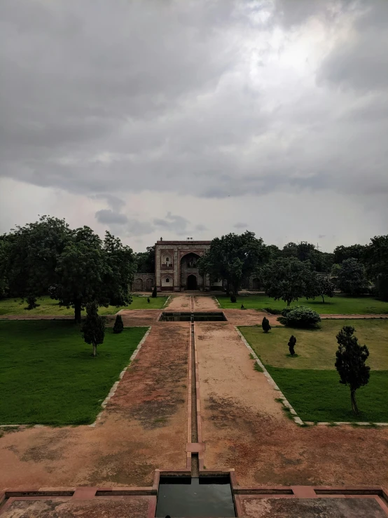 a po of the inside courtyard of a fort