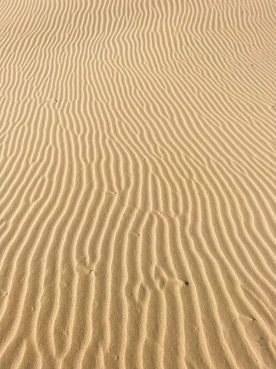 the surface of the sand from a distance