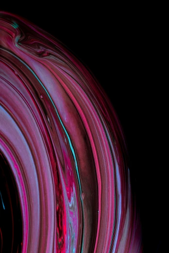 blurry pograph of purple, blue, and pink swirl