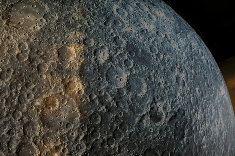 this is a po of the moon taken from space