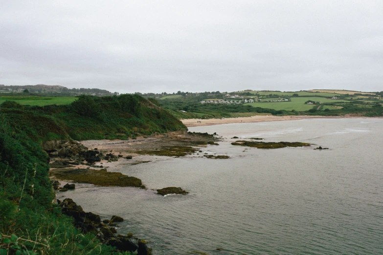 a landscape view from the top of a cliff