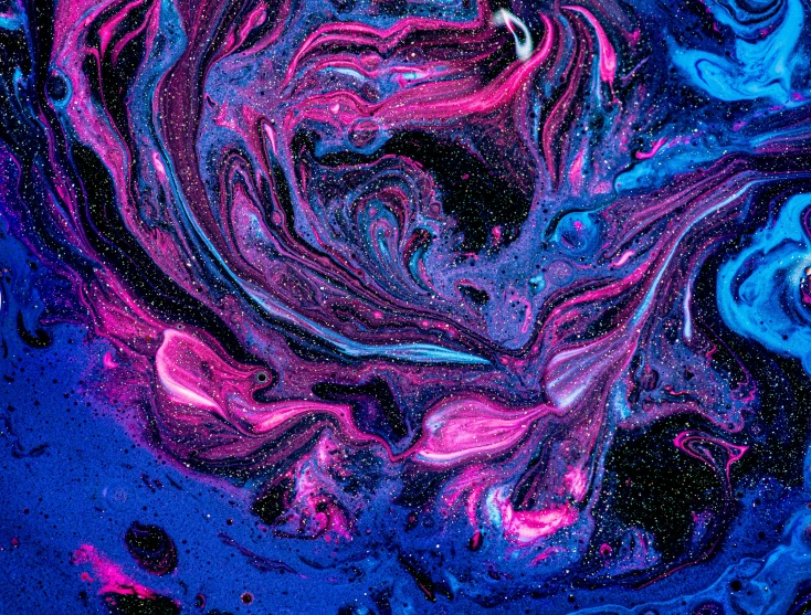 a colorful fluid fluid liquid substance