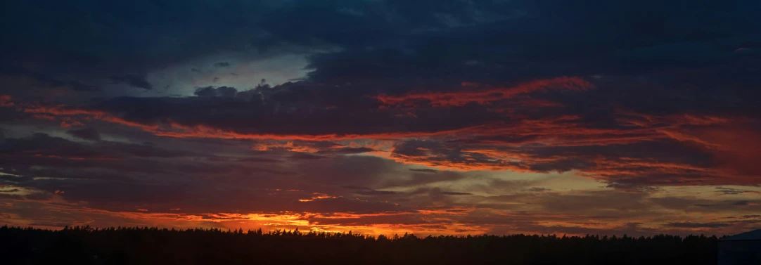 a sky filled with lots of clouds at dusk