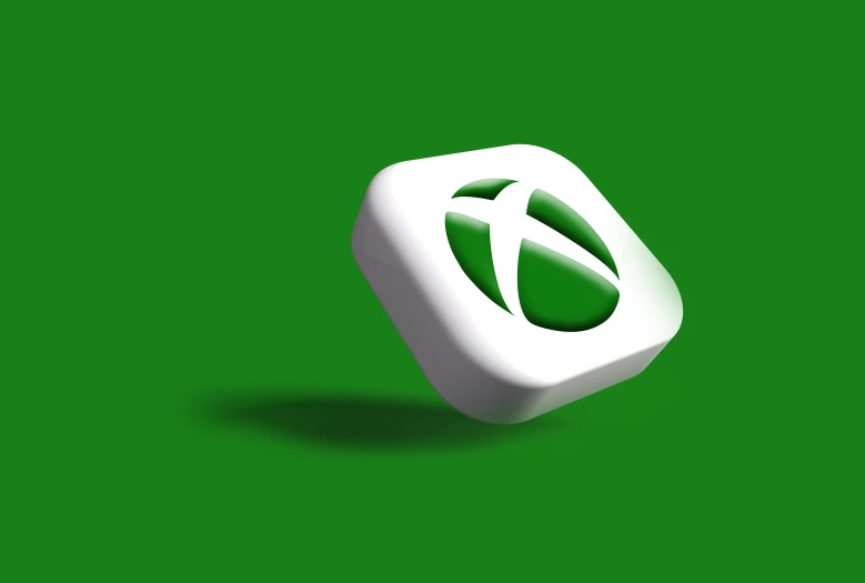 a green background with a white object that appears to be the logo for an internet network