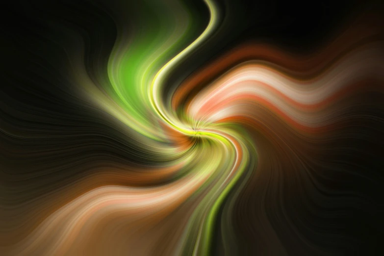 an abstract background with green and orange