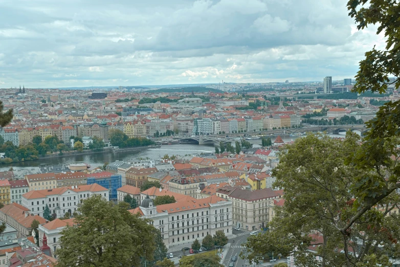 the view from a viewpoint point of a city