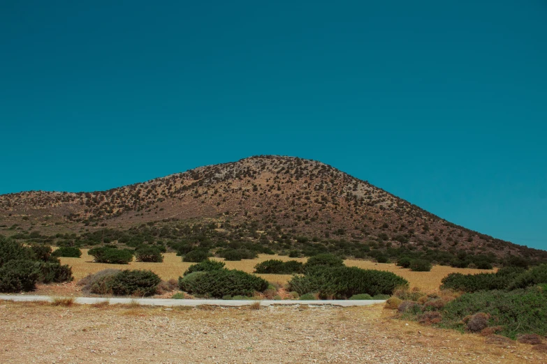 the mountains are covered in trees and rocks