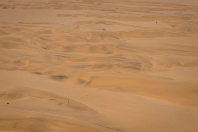 an open field with several sand dunes