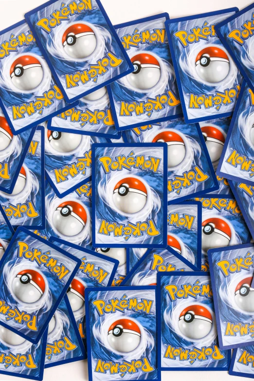 the pokemon ball packs have been pulled out of the package