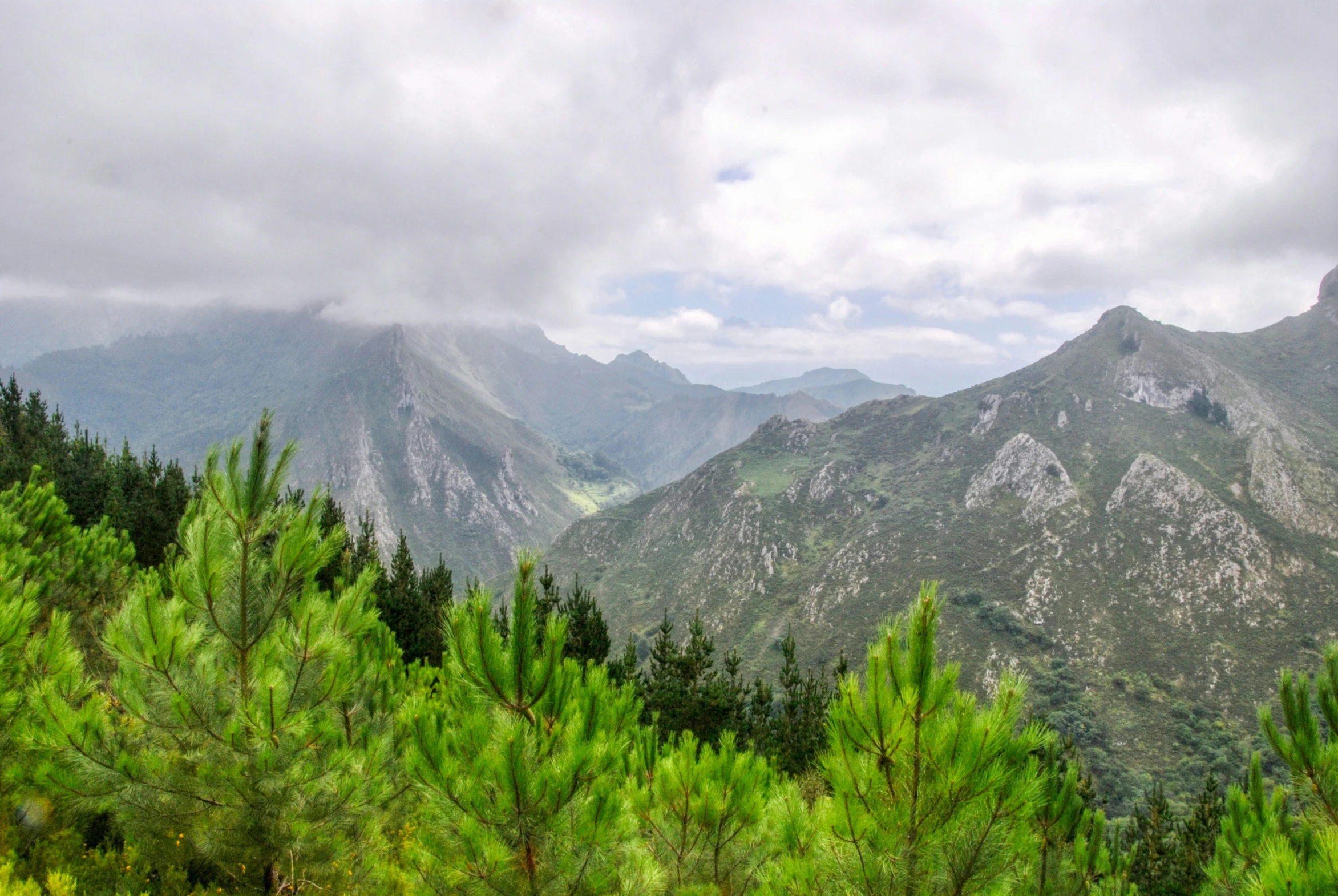 view of a rocky outcropping in the mountains