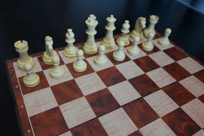 a close up image of chess pieces, including king and pawn