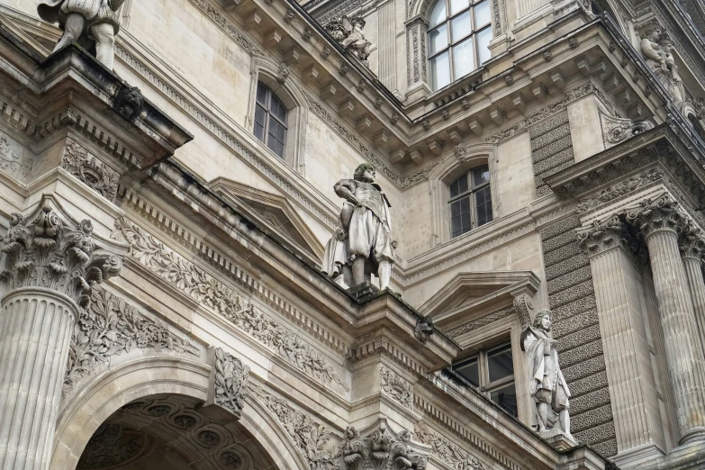 the stone architecture of this building looks interesting