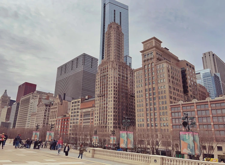 a large group of buildings surrounding a city