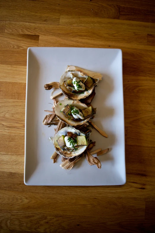 a plate of food that has some kind of dish on it