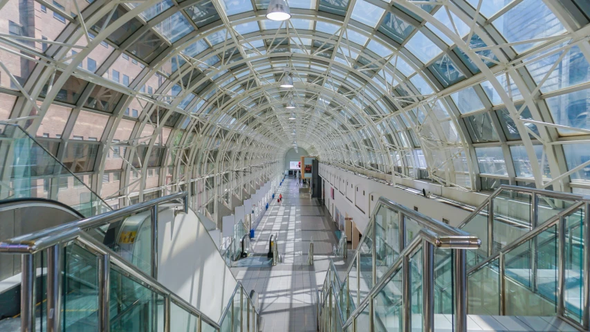 an outdoor shopping mall is shown from the top