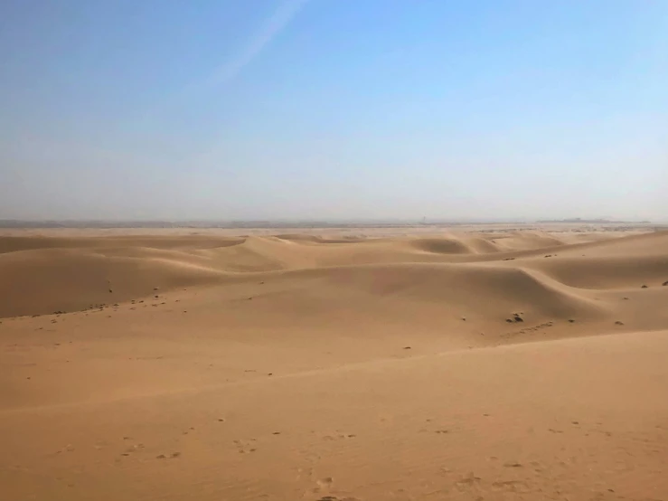 the large brown dune is located near the beach