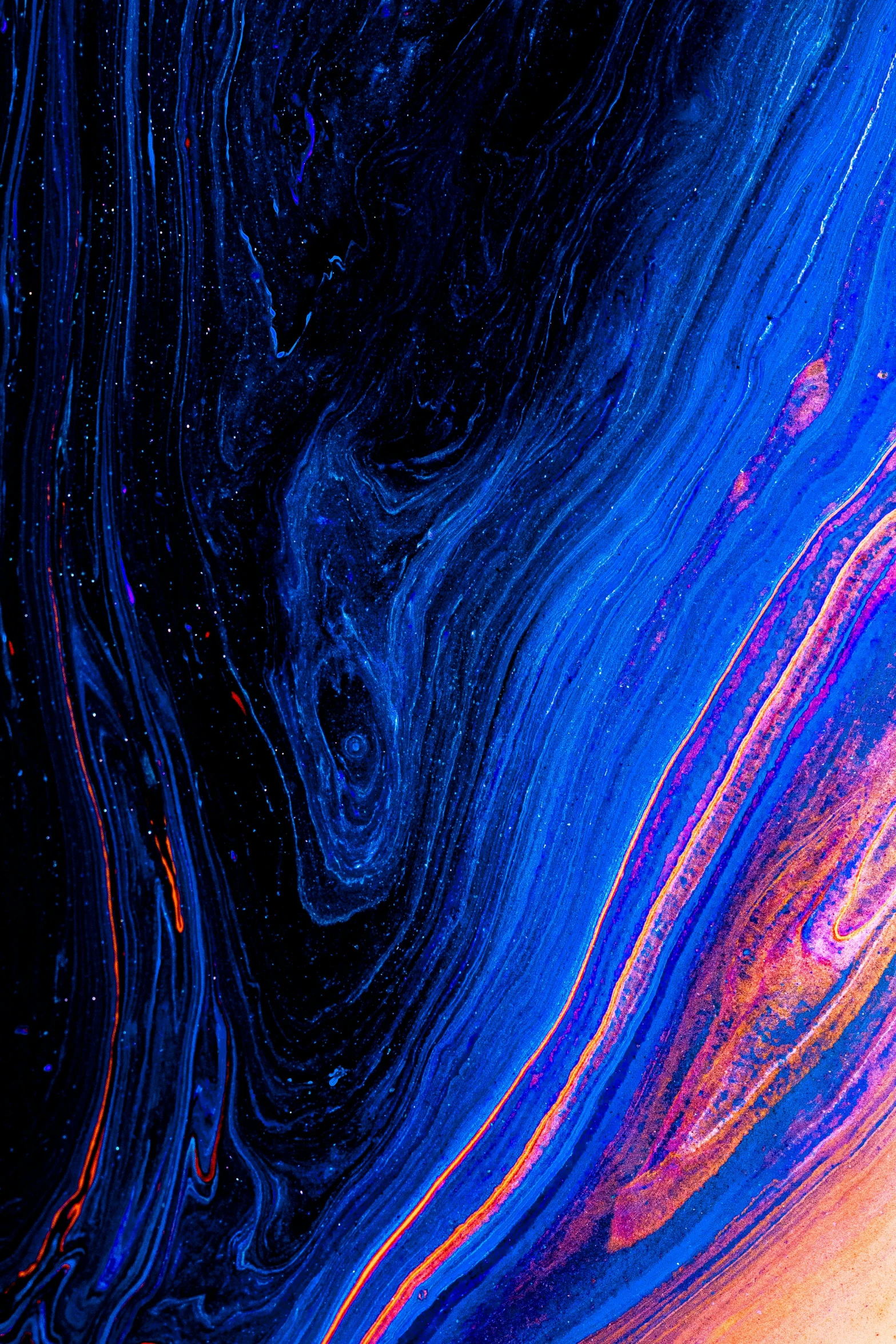 an abstract background with blue and red colors