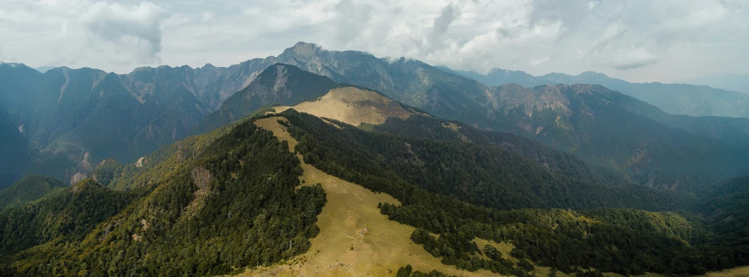 a picture of a mountain that is in the air