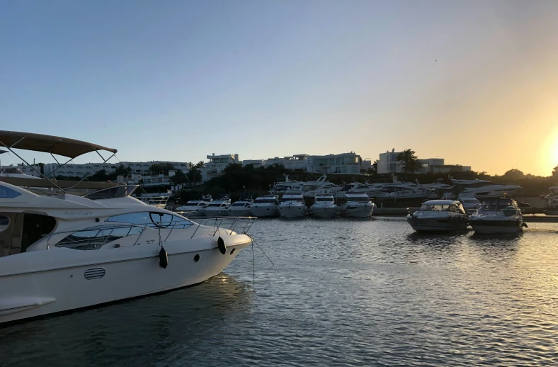 boats docked at the pier in the city