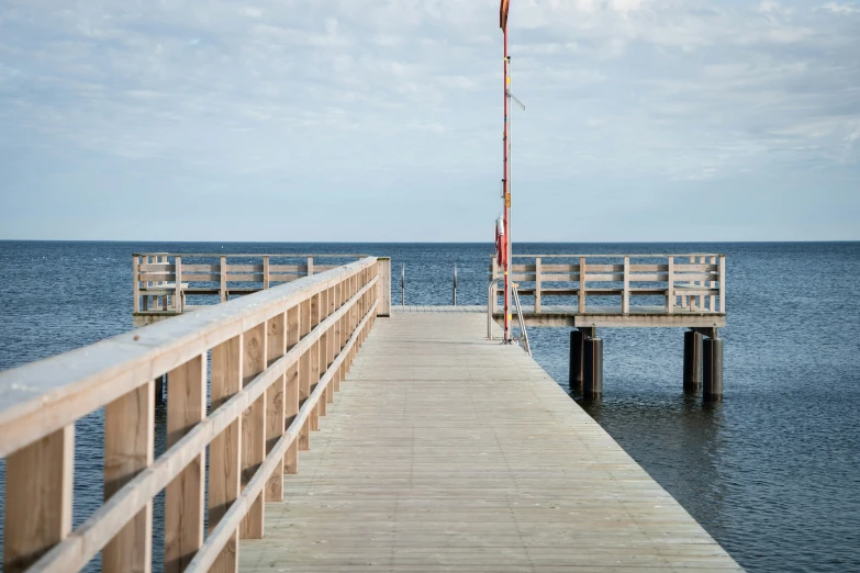 a pier is near a body of water