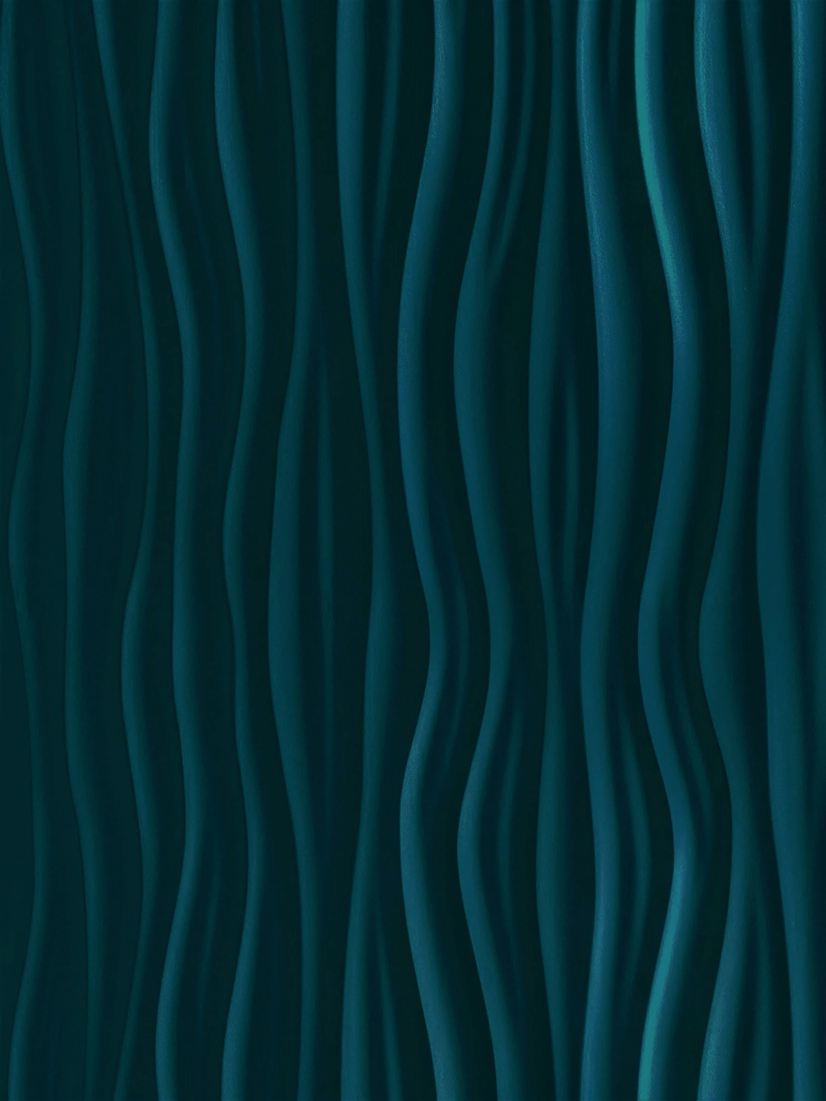 a large number of waves on a dark blue background