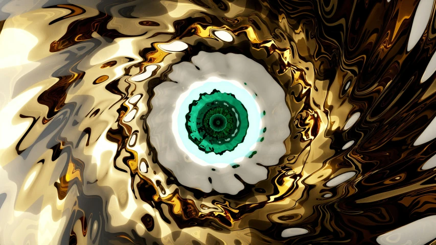 an artistic view looking into the center of a spiral object