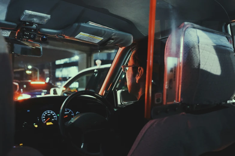 view of the interior and dashboard of a vehicle