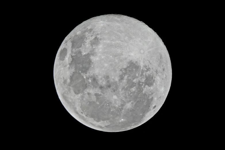 a black and white po of the moon