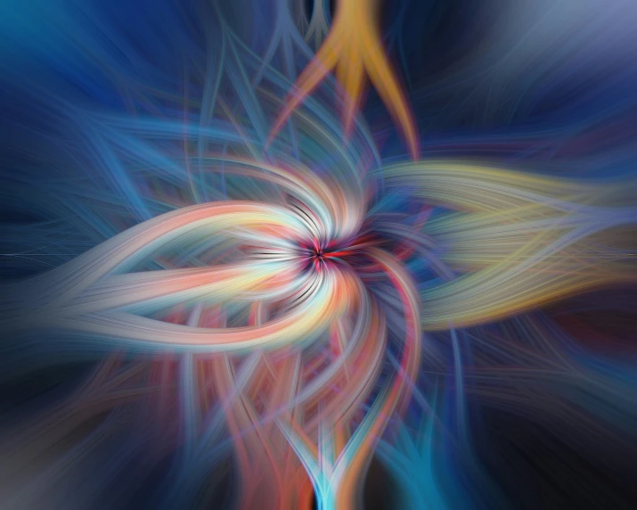 a stylized abstract image with some color