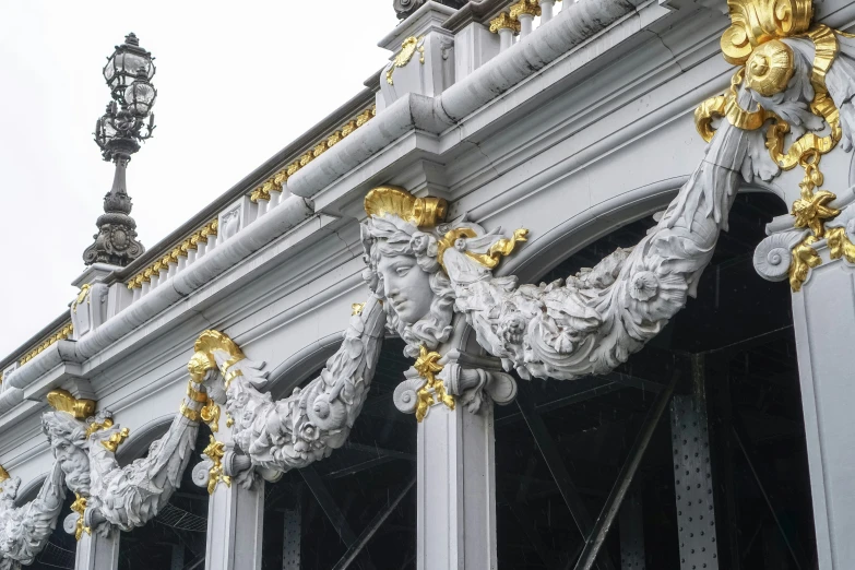 a building that has some ornate decorations on it