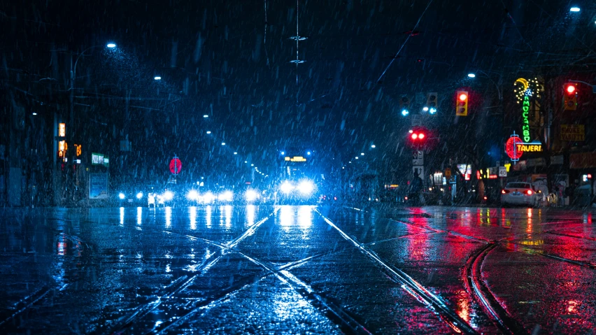 the wet streets have been busy with people walking