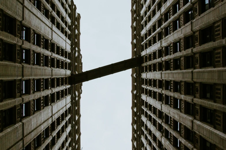 a group of tall buildings on a cloudy day