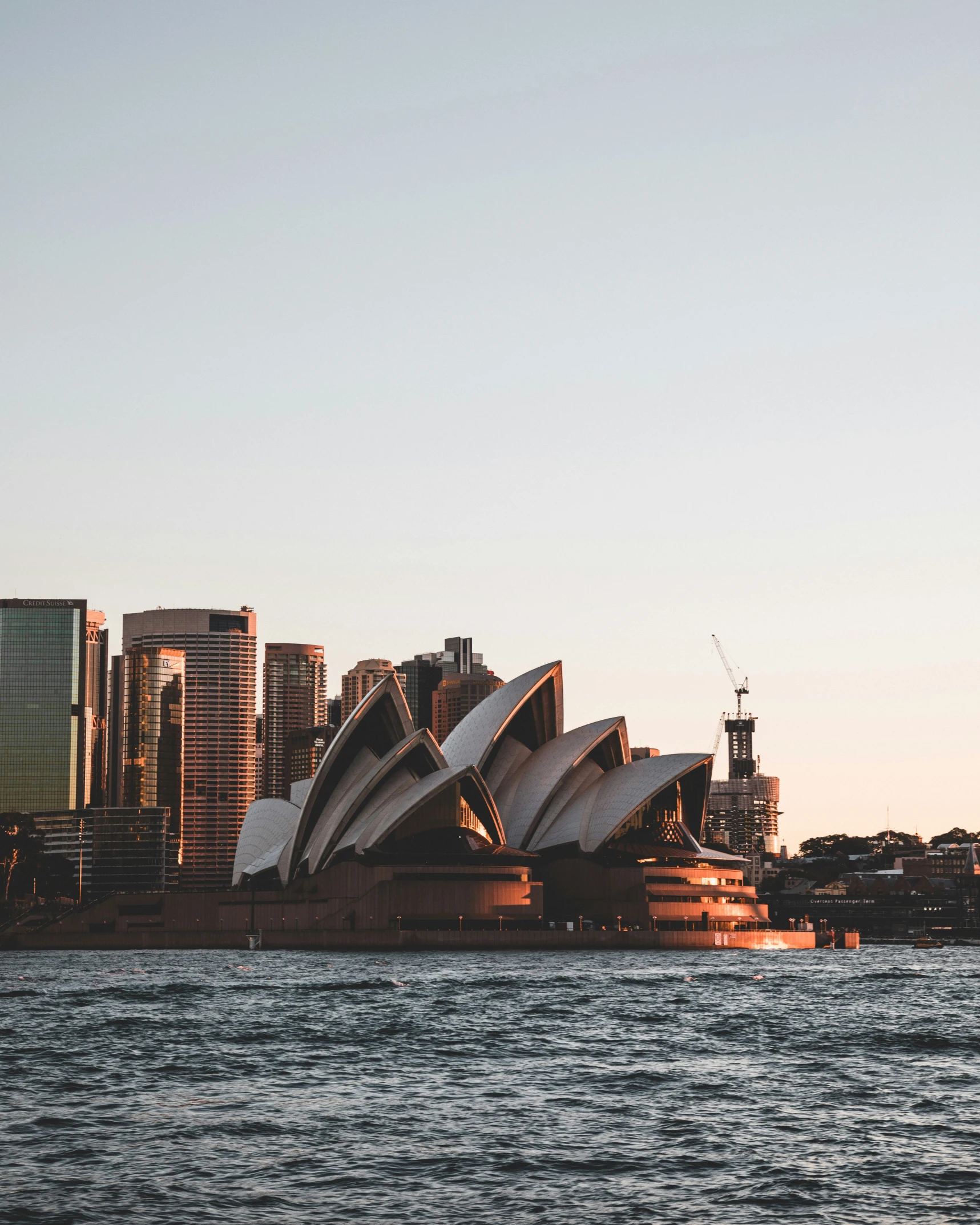 an aerial s of sydney, australia showing the opera house