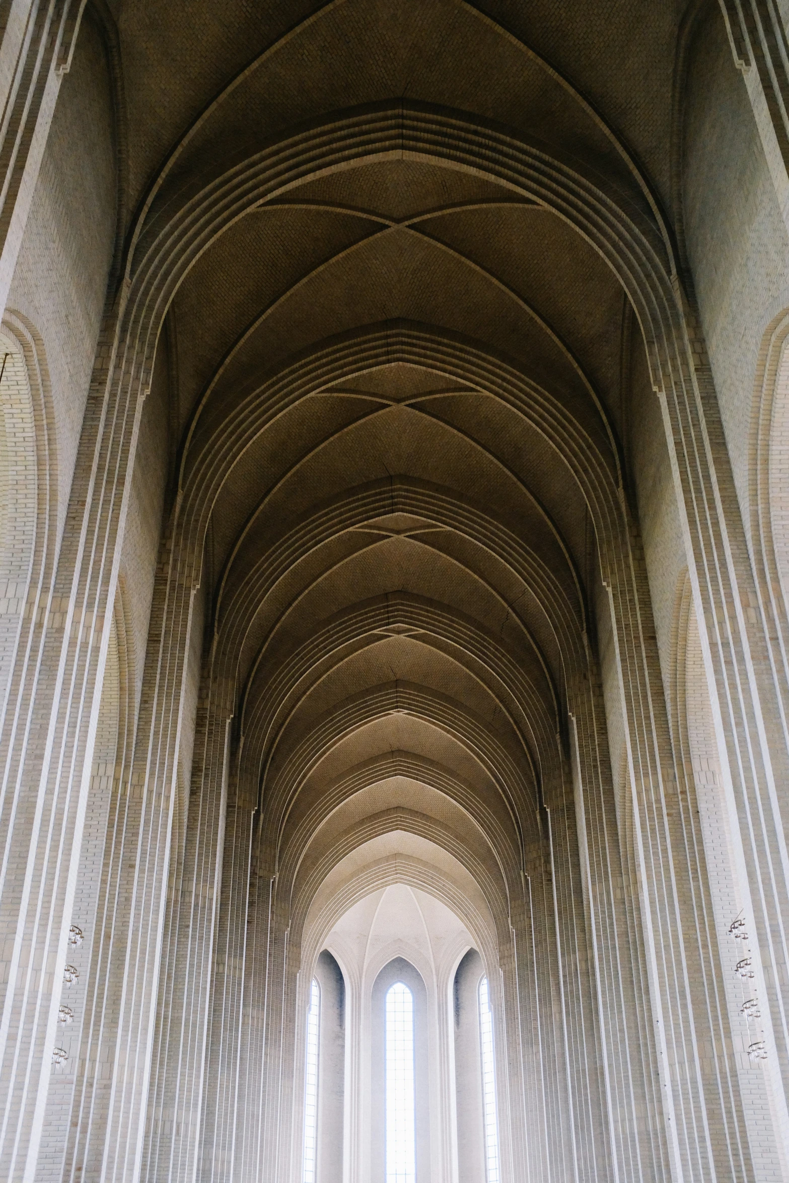 an enormous building with columns and windows