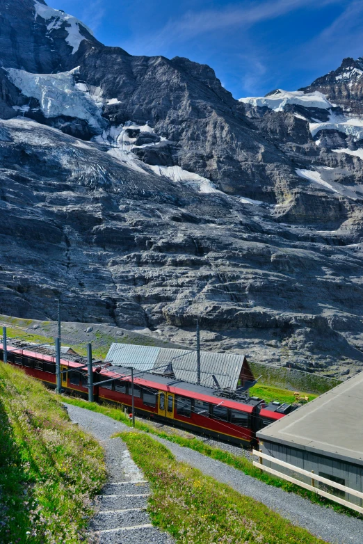 an image of a train going down the tracks