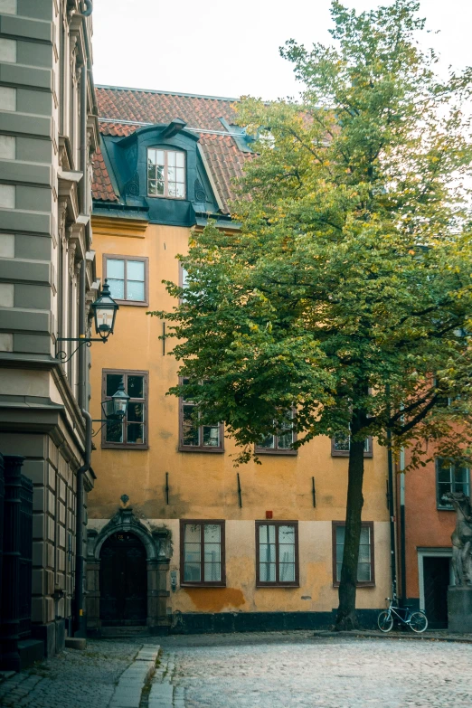 an older building with lots of windows on the outside