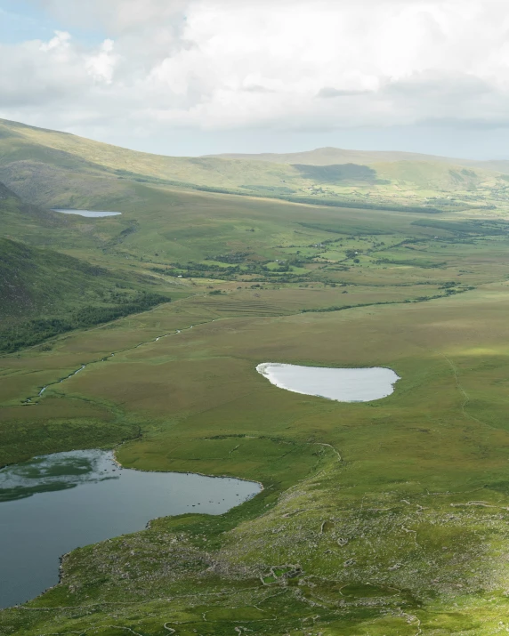 a lone bench is on the edge of a wide open field