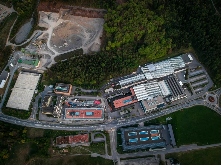 aerial s of a construction site