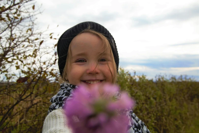  in the grass and some flowers