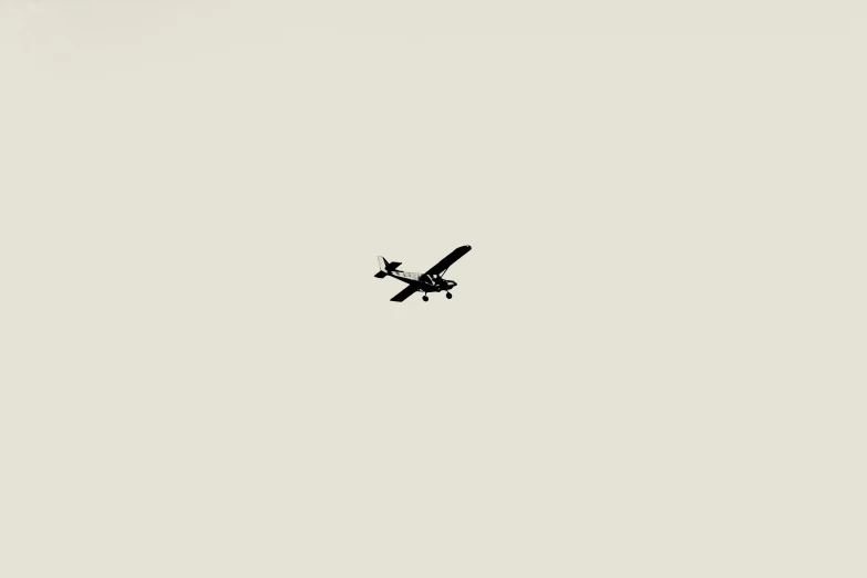 an airplane flying in the sky and no one on it