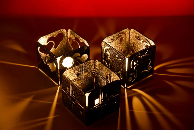 a pair of dices sitting on top of each other