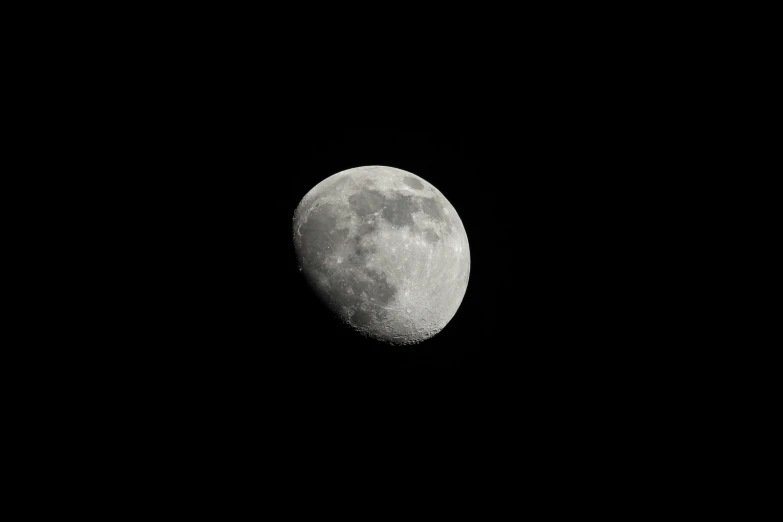 a large moon shines across the night sky