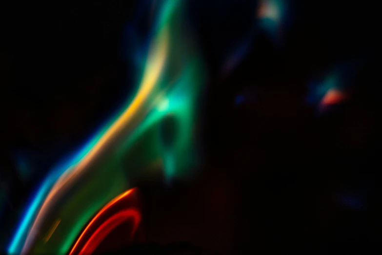 an abstract po with many colors in the background