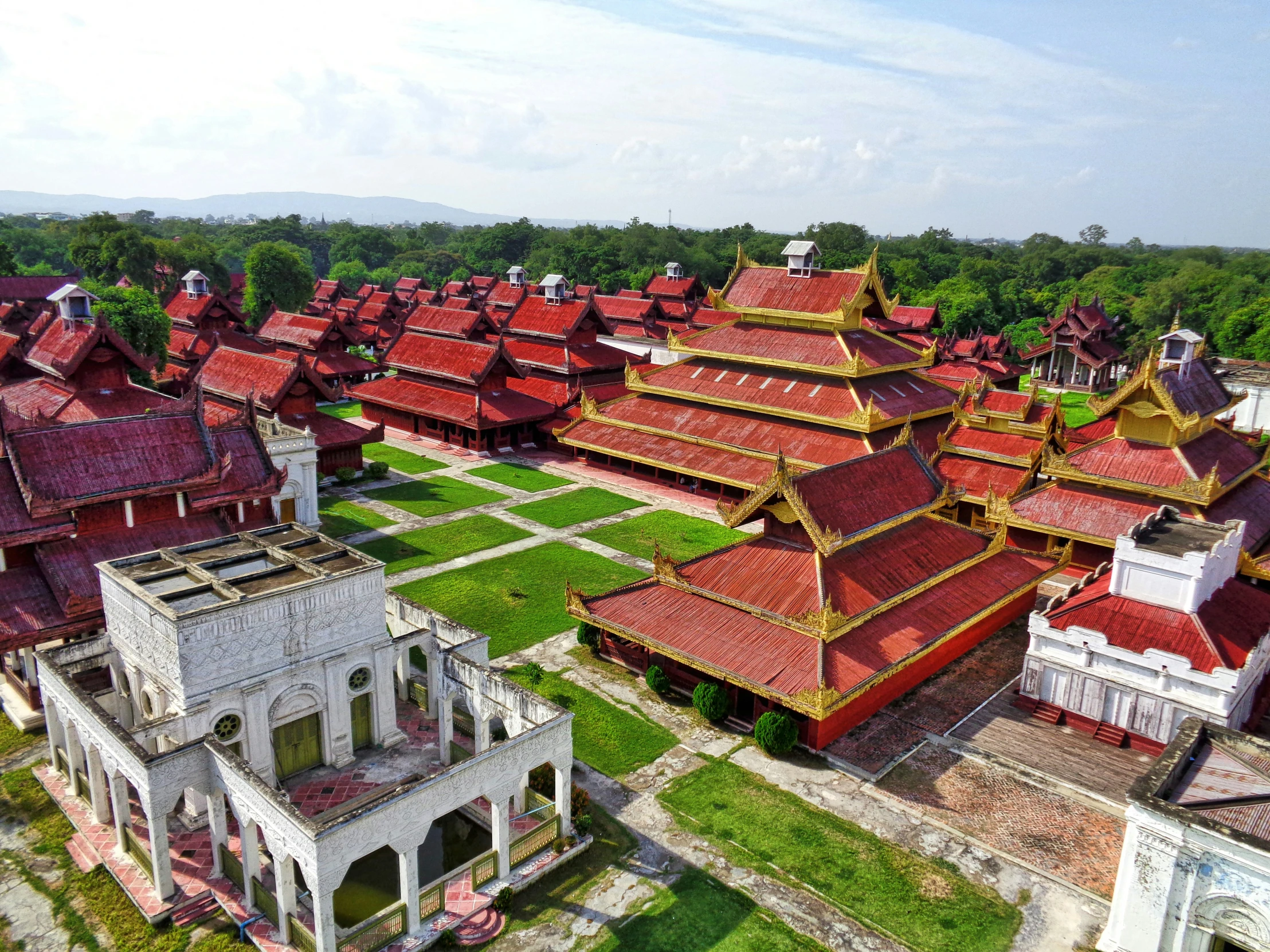 the old chinese buildings are very nice