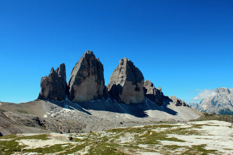 the rocks in the desert are high in the air