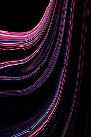 abstract po of lines over black background