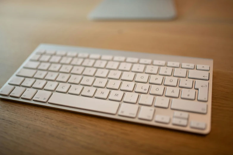 the keyboard is made of plastic and has a simple aluminum cover